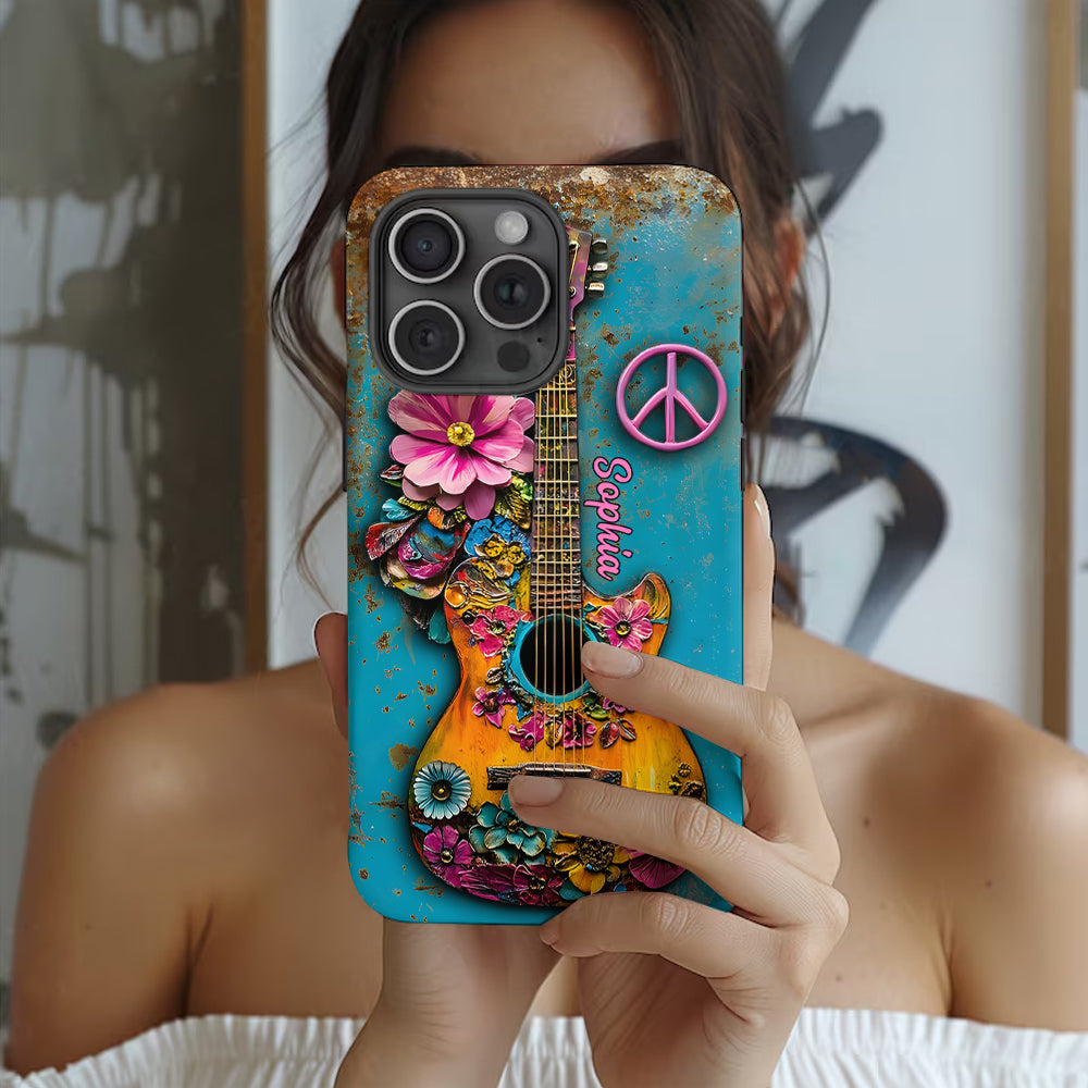 Coque de téléphone personnalisée Hippie Soul - Motif hippie intégral