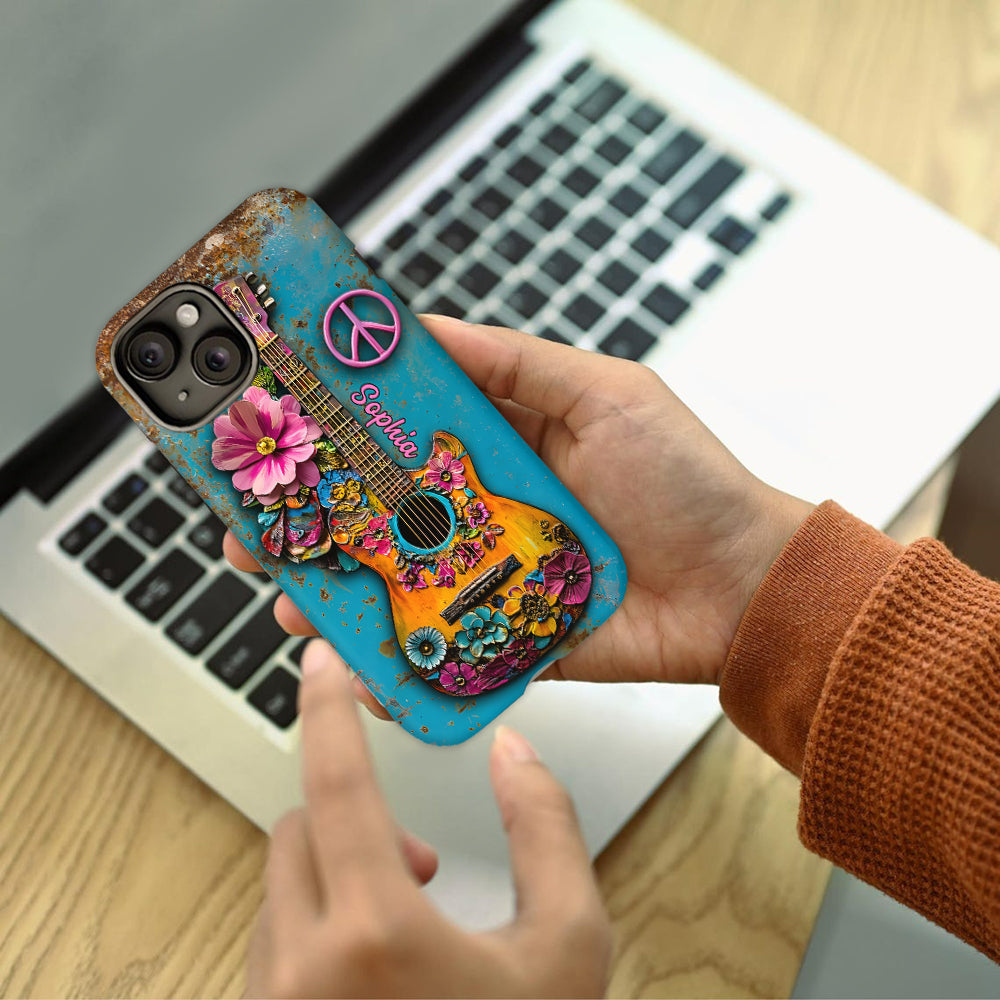 Coque de téléphone personnalisée Hippie Soul - Motif hippie intégral
