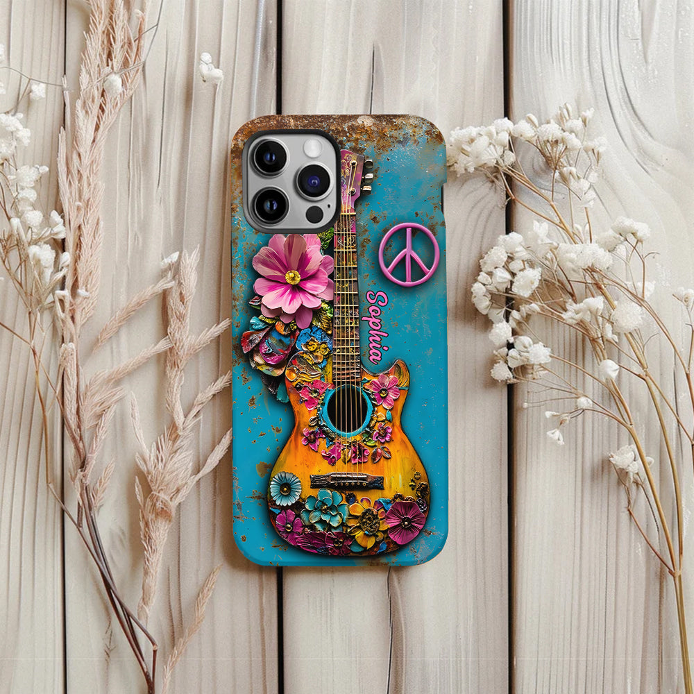 Coque de téléphone personnalisée Hippie Soul - Motif hippie intégral