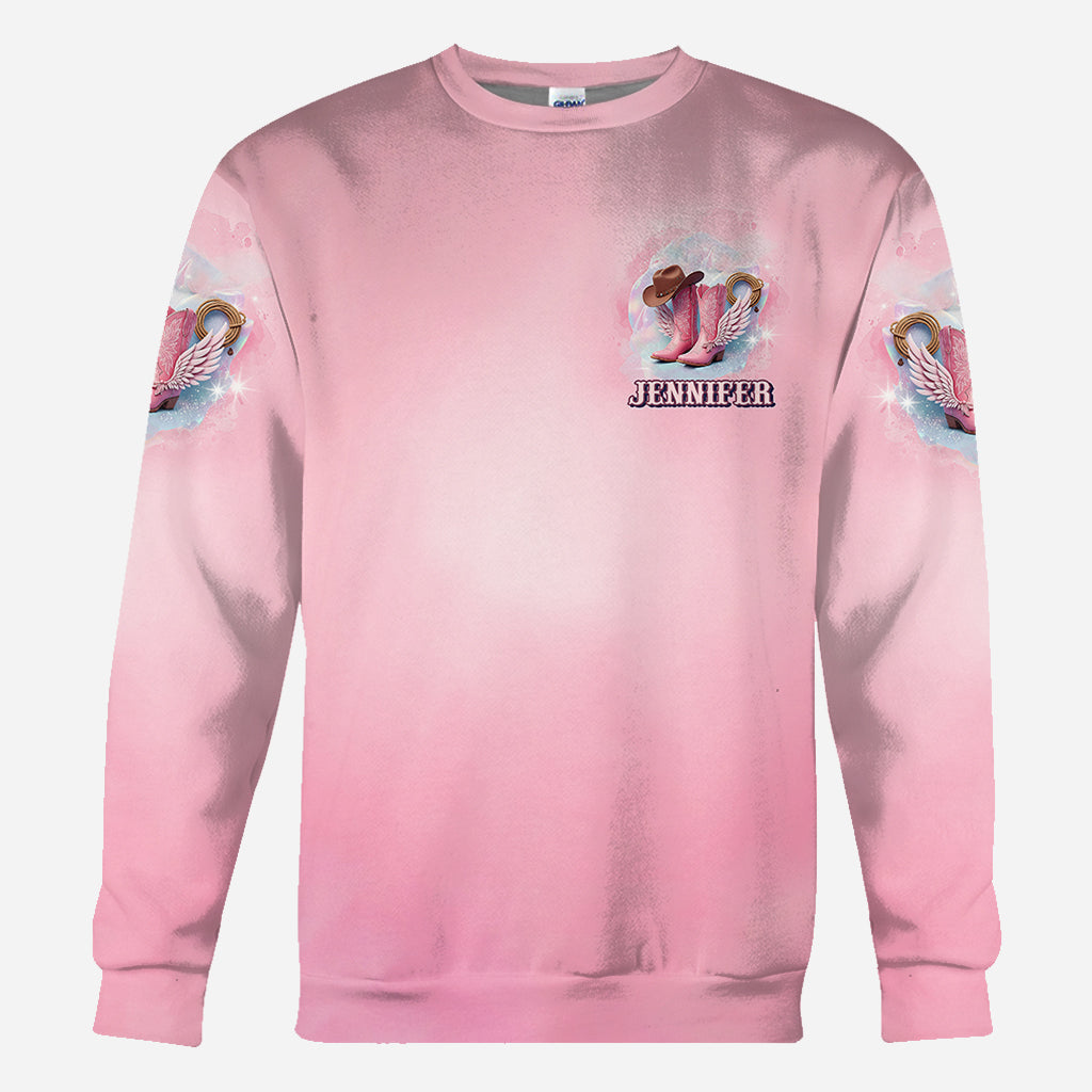 Cowgirl Stay Wild - Personalisiertes Cowgirl-Shirt