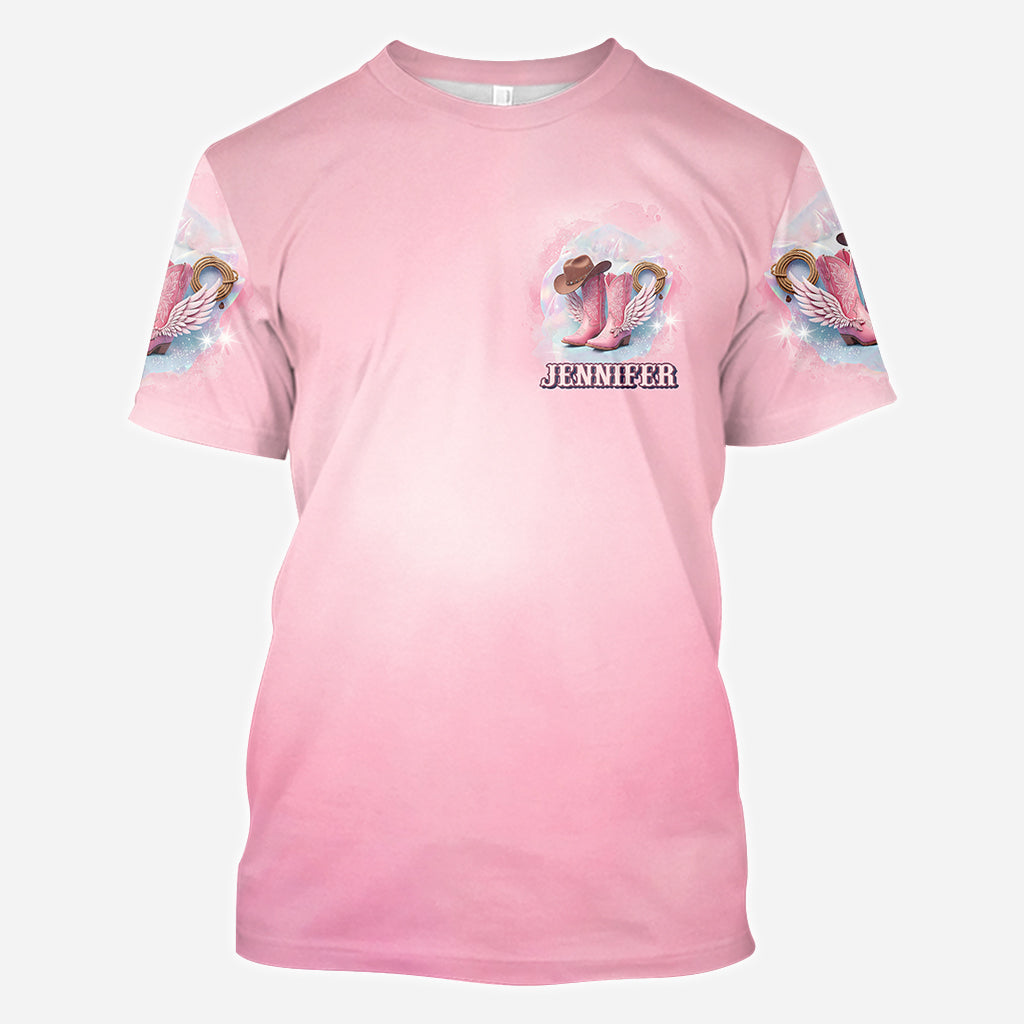 Cowgirl Stay Wild - Personalisiertes Cowgirl-Shirt