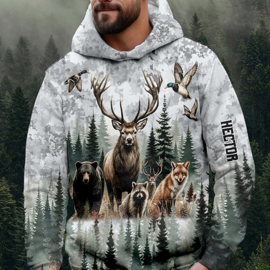 Love Hunting - Personalized Hunting All Over Shirt
