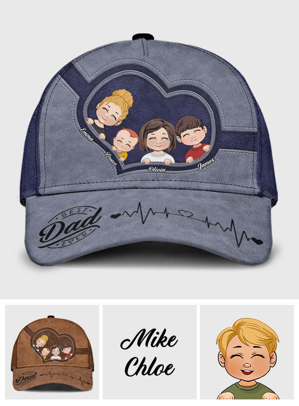 Best Dad Ever - Personalized Father Classic Cap