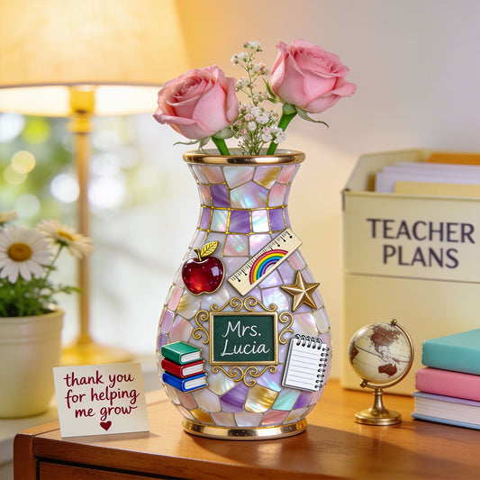 Teacher Gifts - Personalized Teacher Acrylic Pot