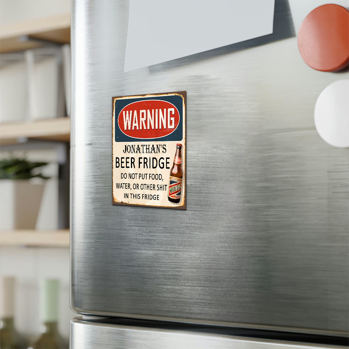 Réfrigérateur à bière - Aimant à bière personnalisé
