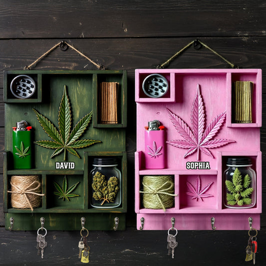 Magic Leaf – Personalisierter, individuell geformter Hängeständer für Cannabis
