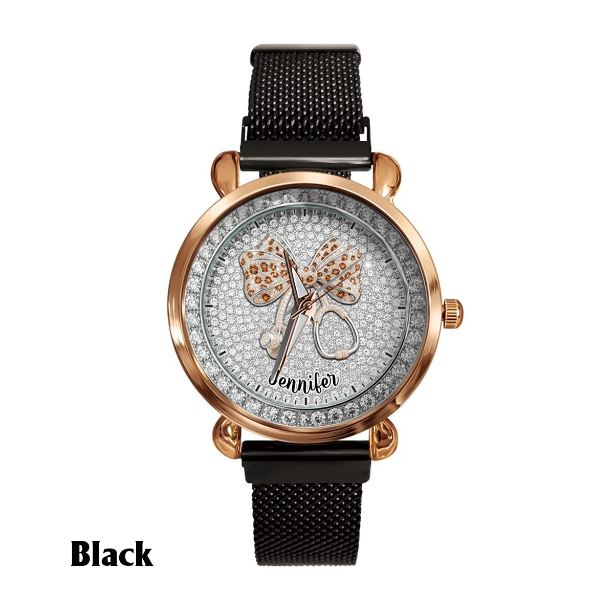Nurse Life - Montre-bracelet personnalisée pour infirmières 