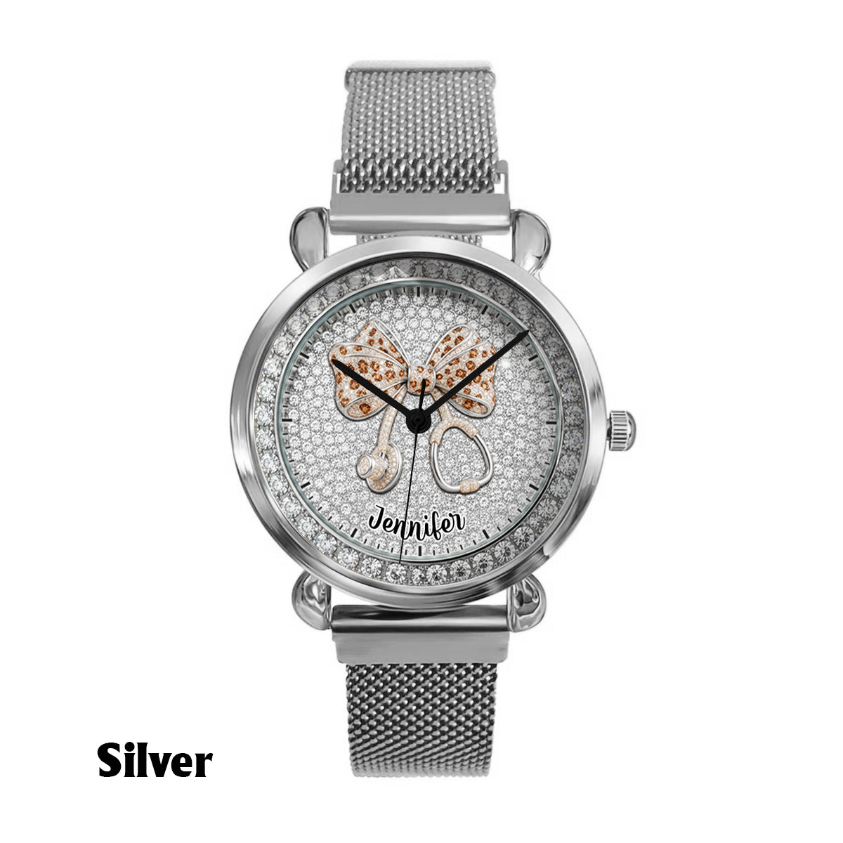 Nurse Life - Montre-bracelet personnalisée pour infirmières 