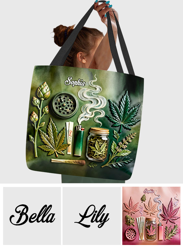 Green Magic Leaf – Personalisierte Tragetasche für Cannabis