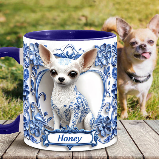 Cute Chihuahua - Personalized Dog Accent Mug