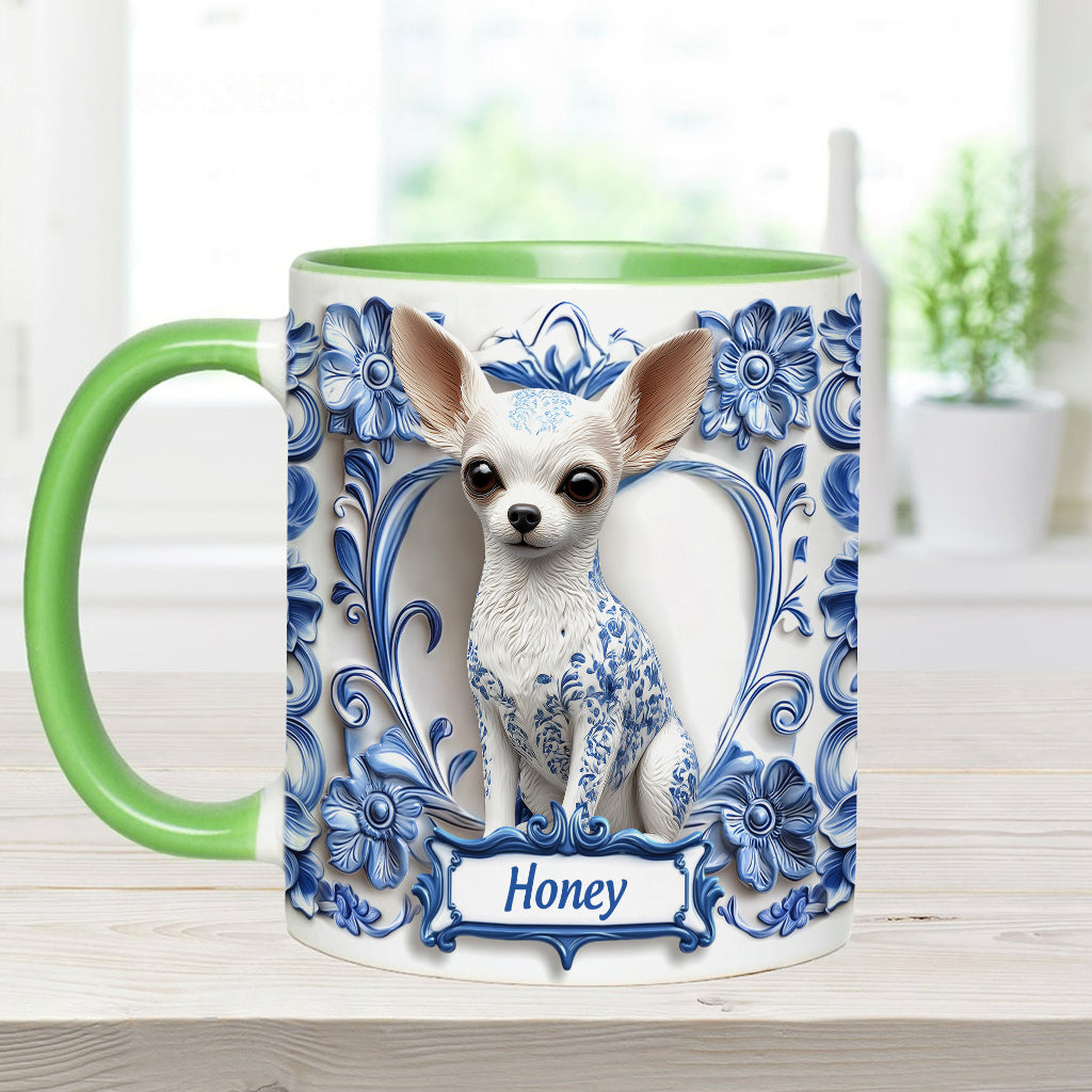 Cute Chihuahua - Personalized Dog Accent Mug