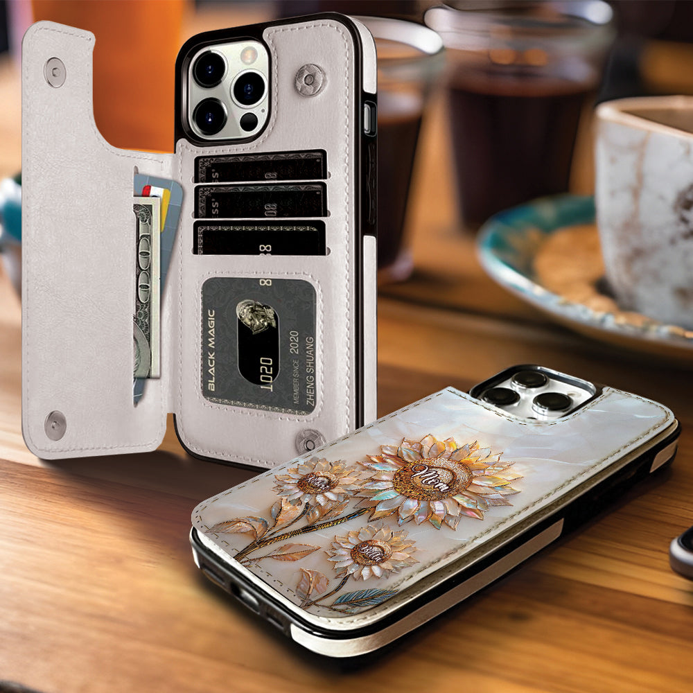 Happy Mother's Day - Personalized Mother Foldable Wallet Phone Case