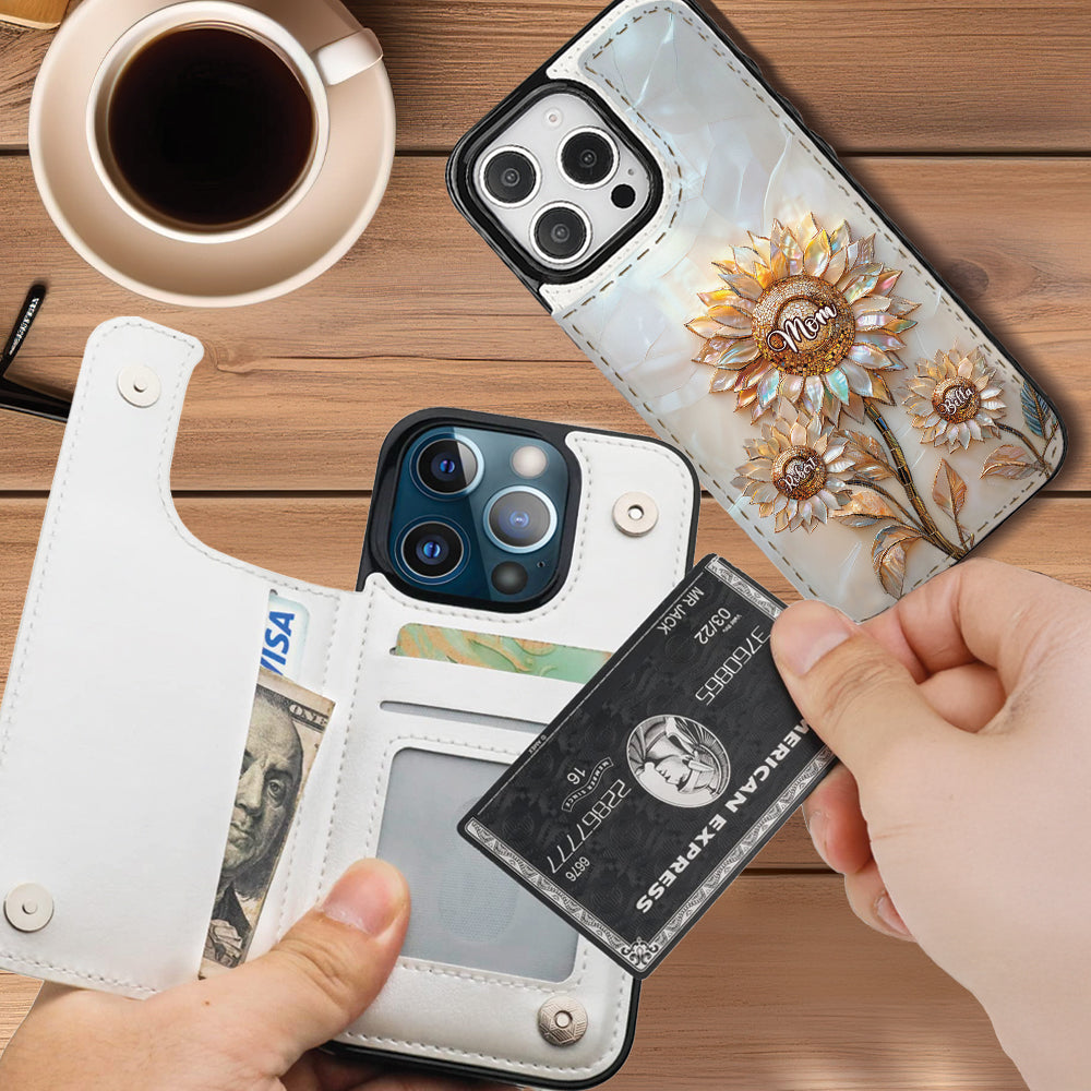 Happy Mother's Day - Personalized Mother Foldable Wallet Phone Case