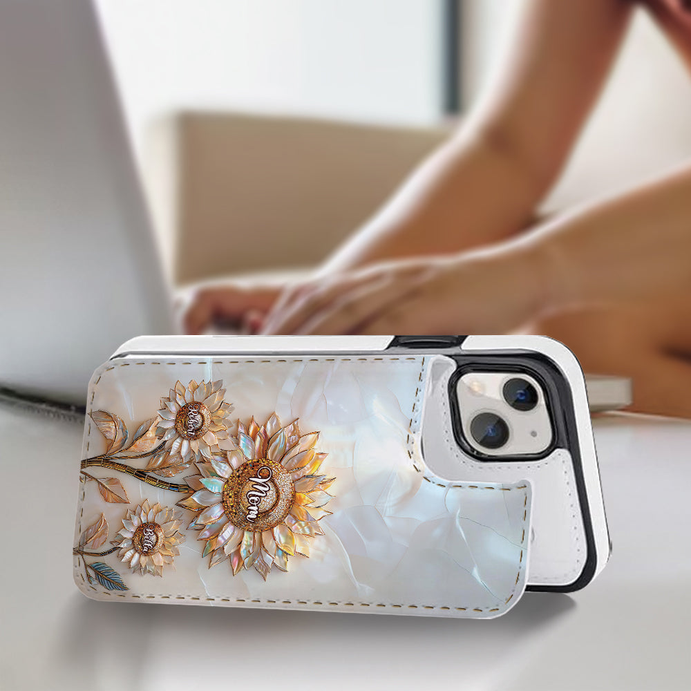 Happy Mother's Day - Personalized Mother Foldable Wallet Phone Case