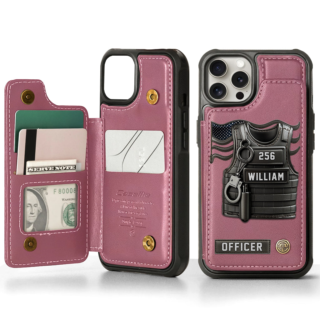 Dienen und Schützen – Personalisierte Handyhülle im Polizei-Look