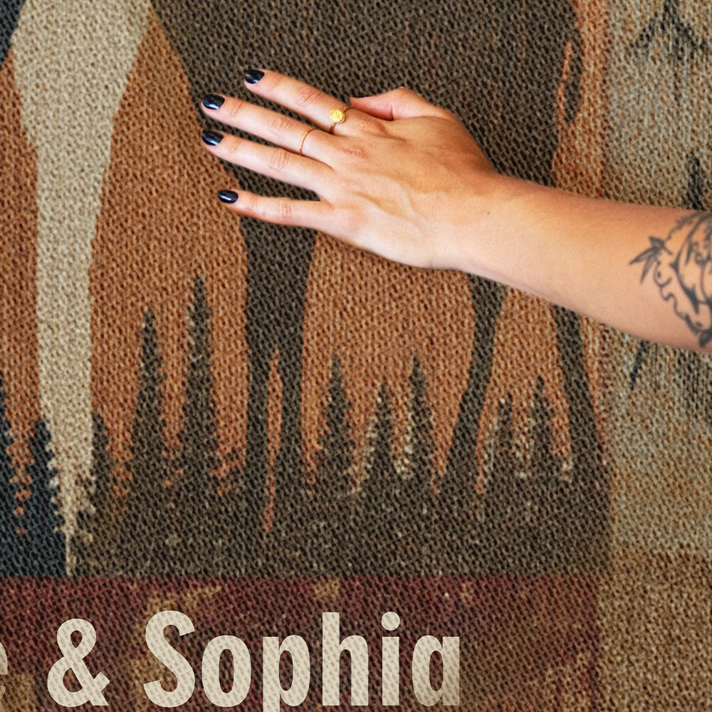 You & Me We Got This - Personalized Couple Woven Blanket