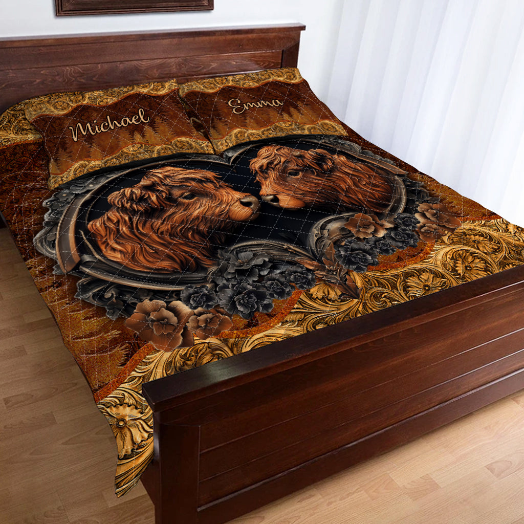 You & Me - Personalized Couple Quilt Set