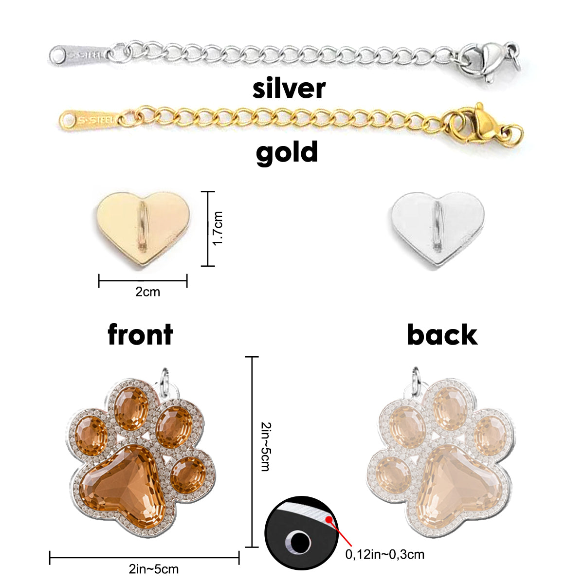 Personalisierte Foto-Anhänger für Hunde - Individuelle Charms