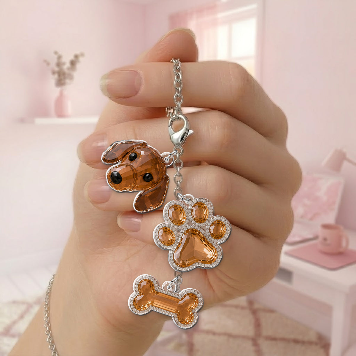 Personalisierte Foto-Anhänger für Hunde - Individuelle Charms