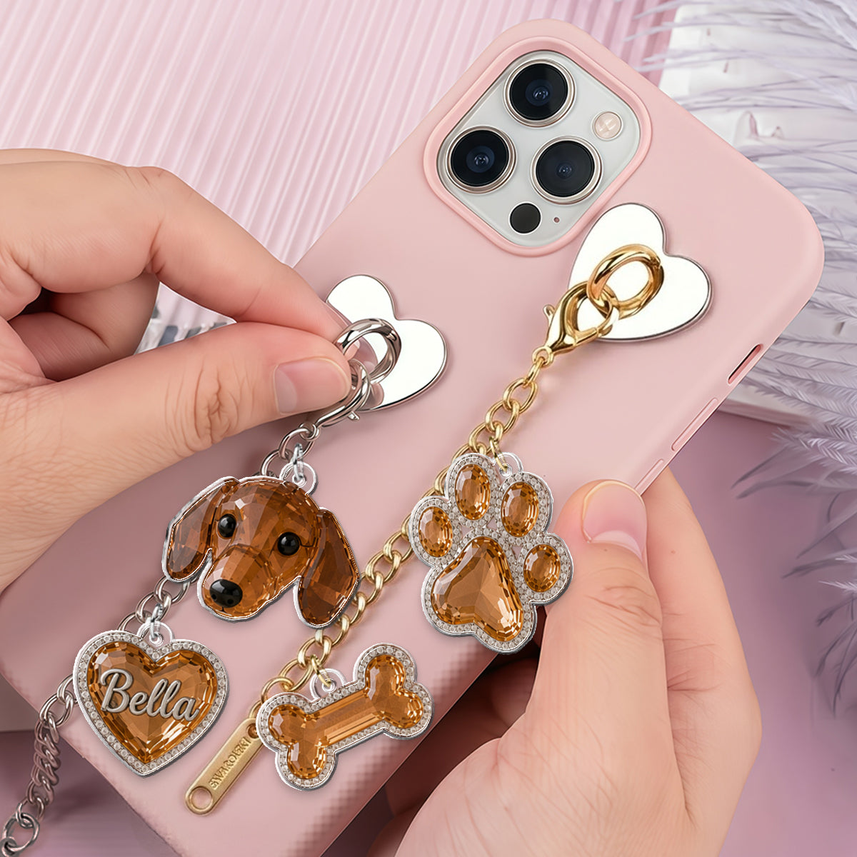 Personalisierte Foto-Anhänger für Hunde - Individuelle Charms