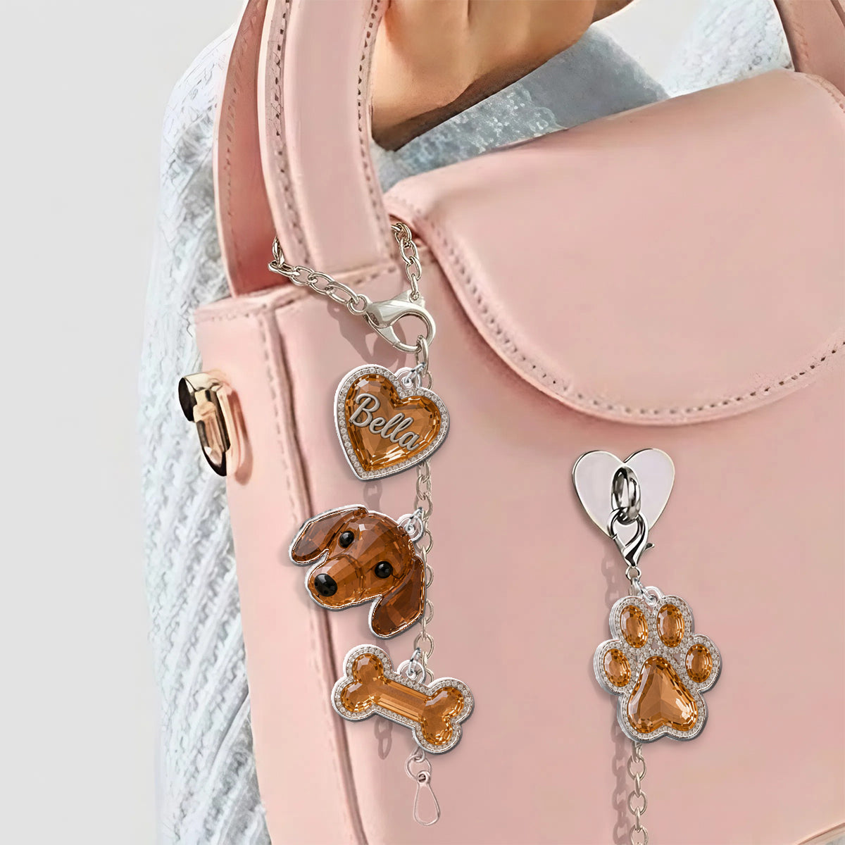 Personalisierte Foto-Anhänger für Hunde - Individuelle Charms