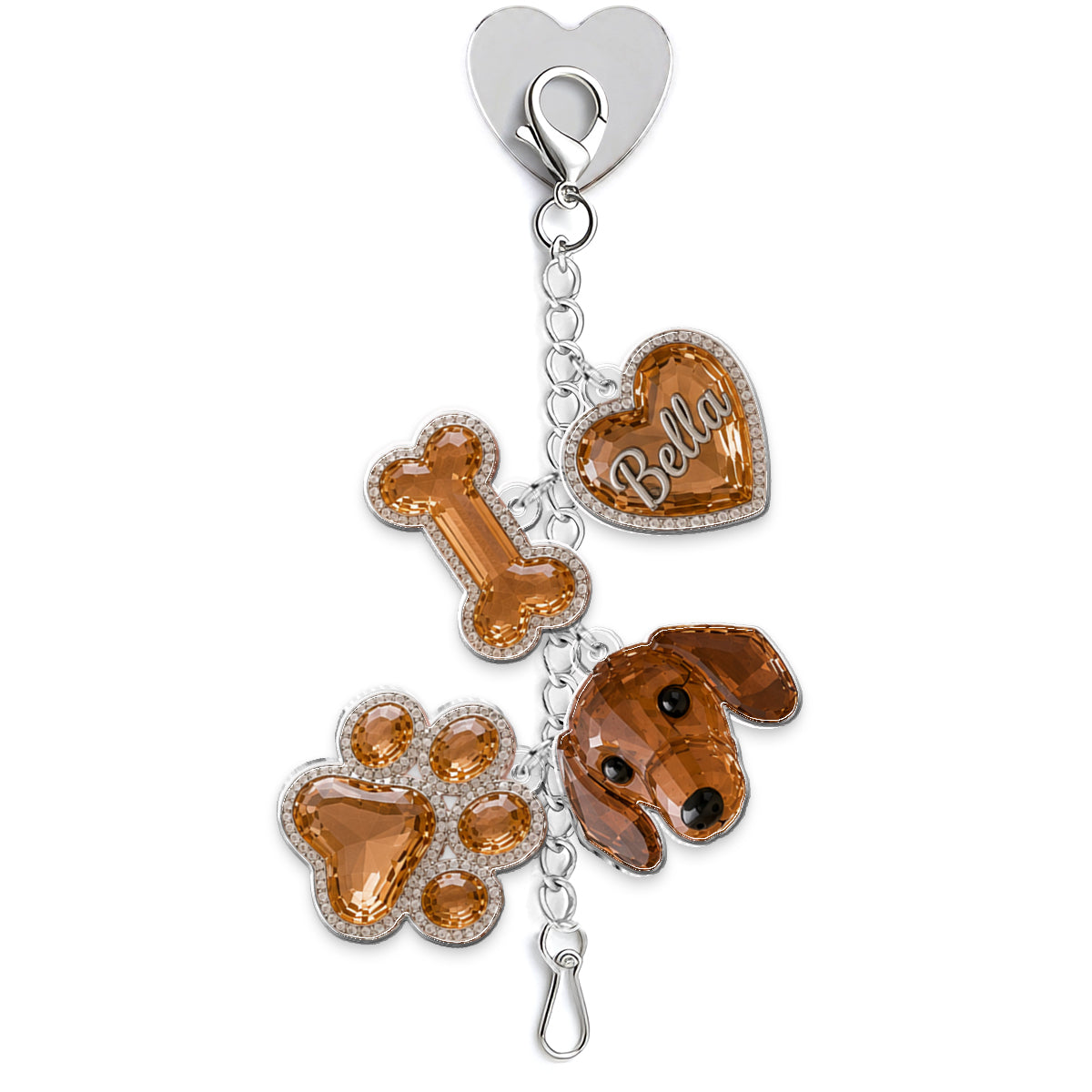 Personalisierte Foto-Anhänger für Hunde - Individuelle Charms