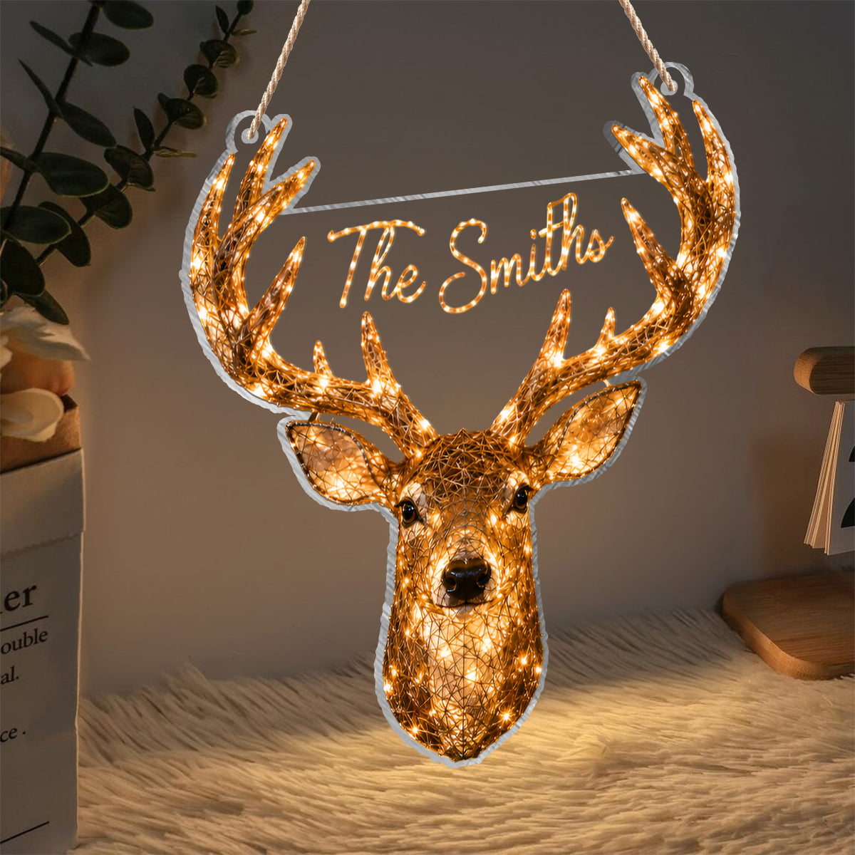 Deer Hunting Glow Up Season - Personalized Hunting LED Light Acrylic Sign