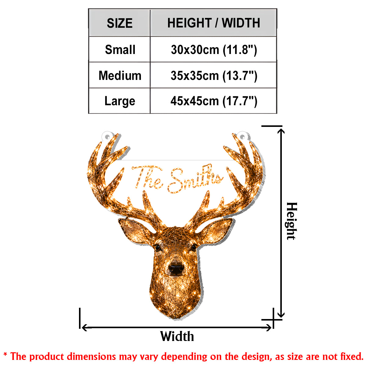 Deer Hunting Glow Up Season - Personalized Hunting LED Light Acrylic Sign