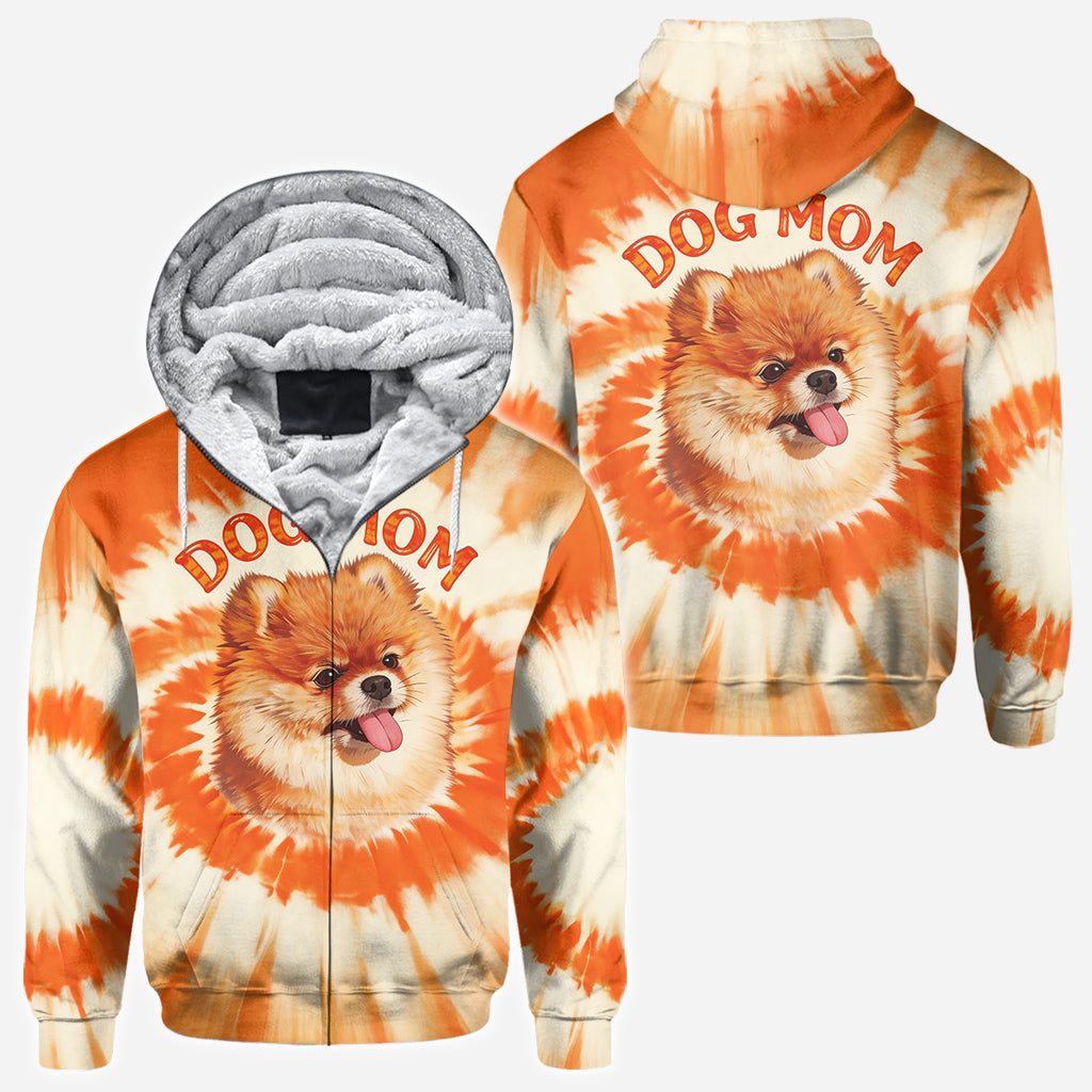 T-shirt Style Tie-Dye Pour Propriétaire de Chien - T-shirt Personnalisé