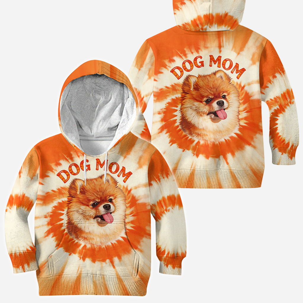 T-shirt Style Tie-Dye Pour Propriétaire de Chien - T-shirt Personnalisé