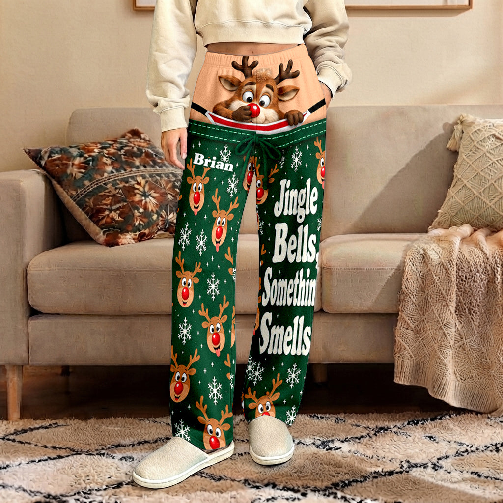 Ho Ho Hold Your Nose - Personalized Real Men Pajama Pants