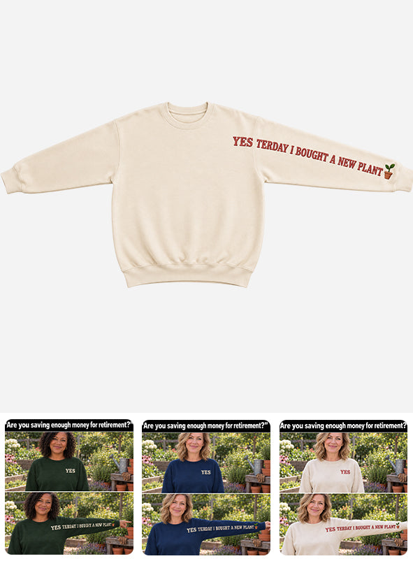 Yesterday I Bought A New Plant - Personalized Gardening All Over Shirt