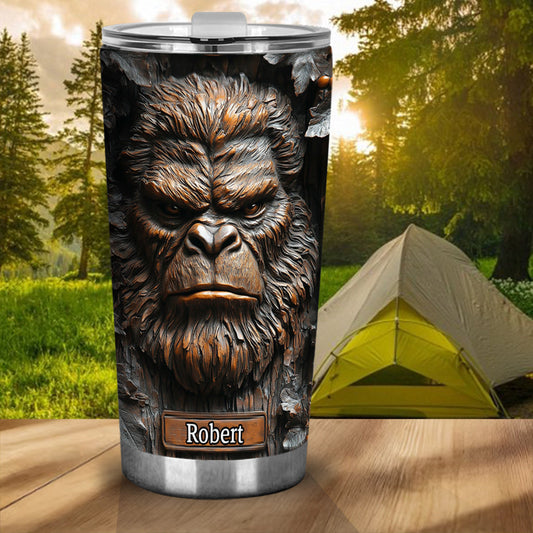 Sasquatch - Personalized Camping Tumbler
