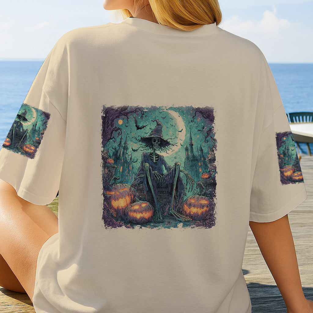 Town Of Halloween - Personalized Witch All Over Shirt
