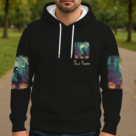 Town Of Halloween - Personalized Witch All Over Shirt