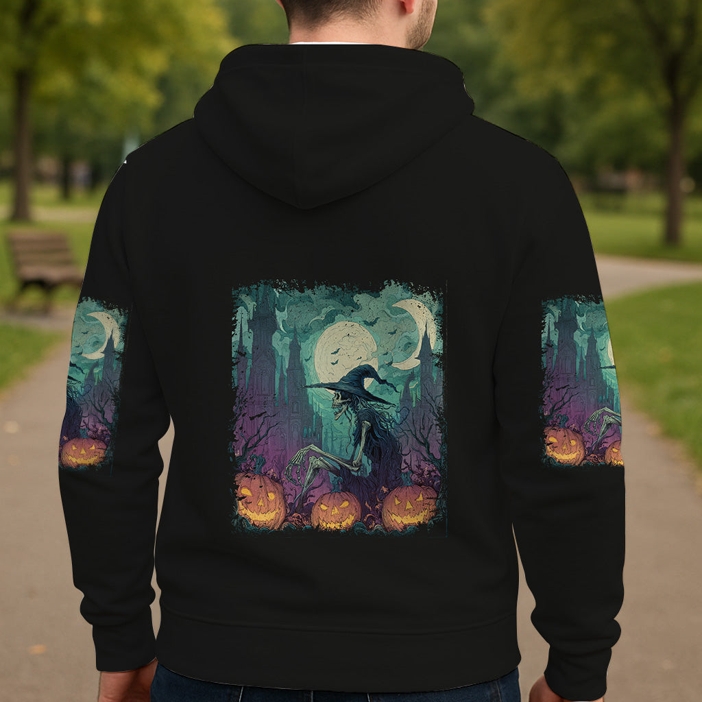 Town Of Halloween - Personalized Witch All Over Shirt