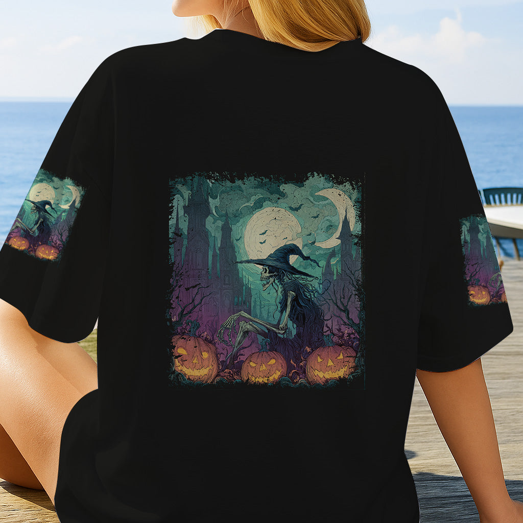 Town Of Halloween - Personalized Witch All Over Shirt