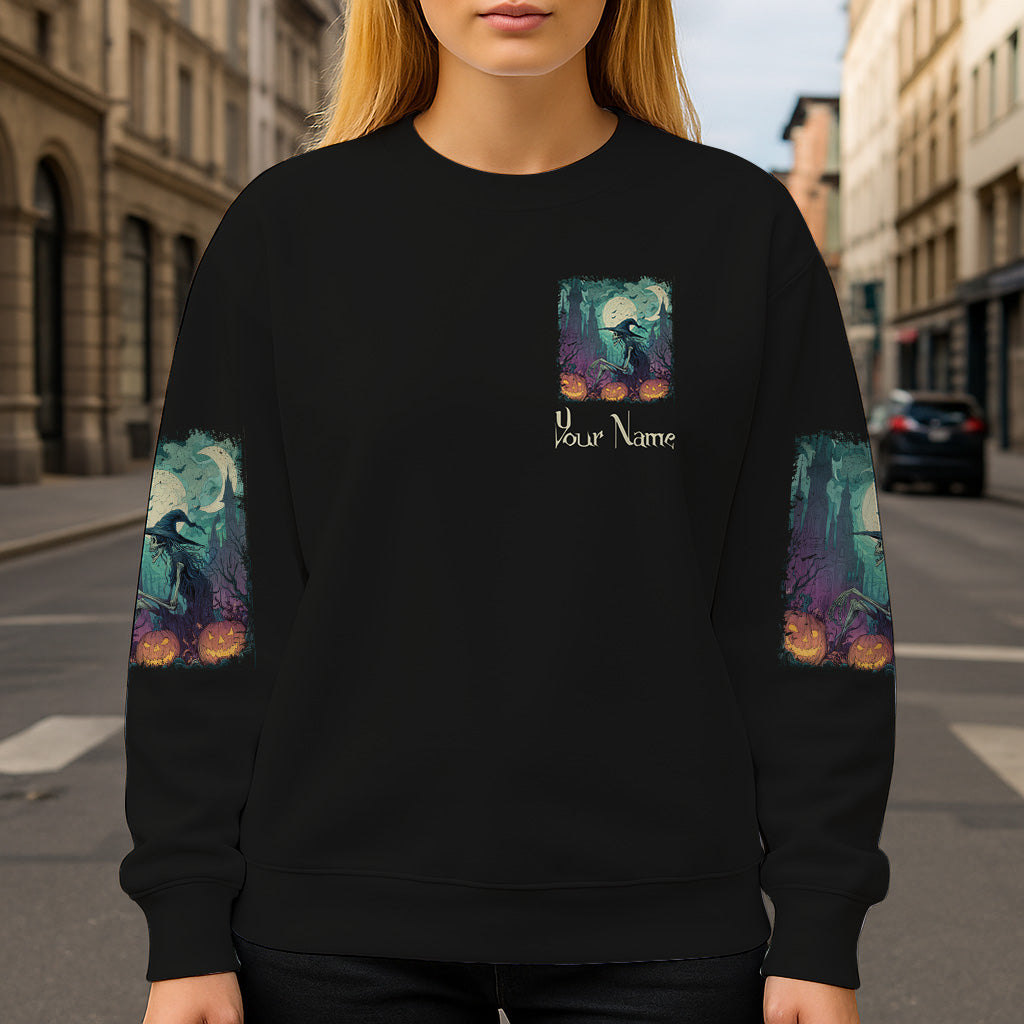Town Of Halloween - Personalized Witch All Over Shirt