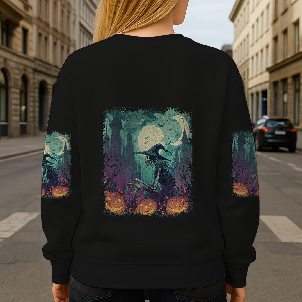 Town Of Halloween - Personalized Witch All Over Shirt