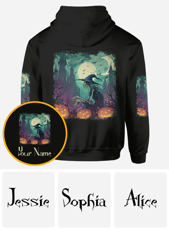 Town Of Halloween - Personalized Witch All Over Shirt