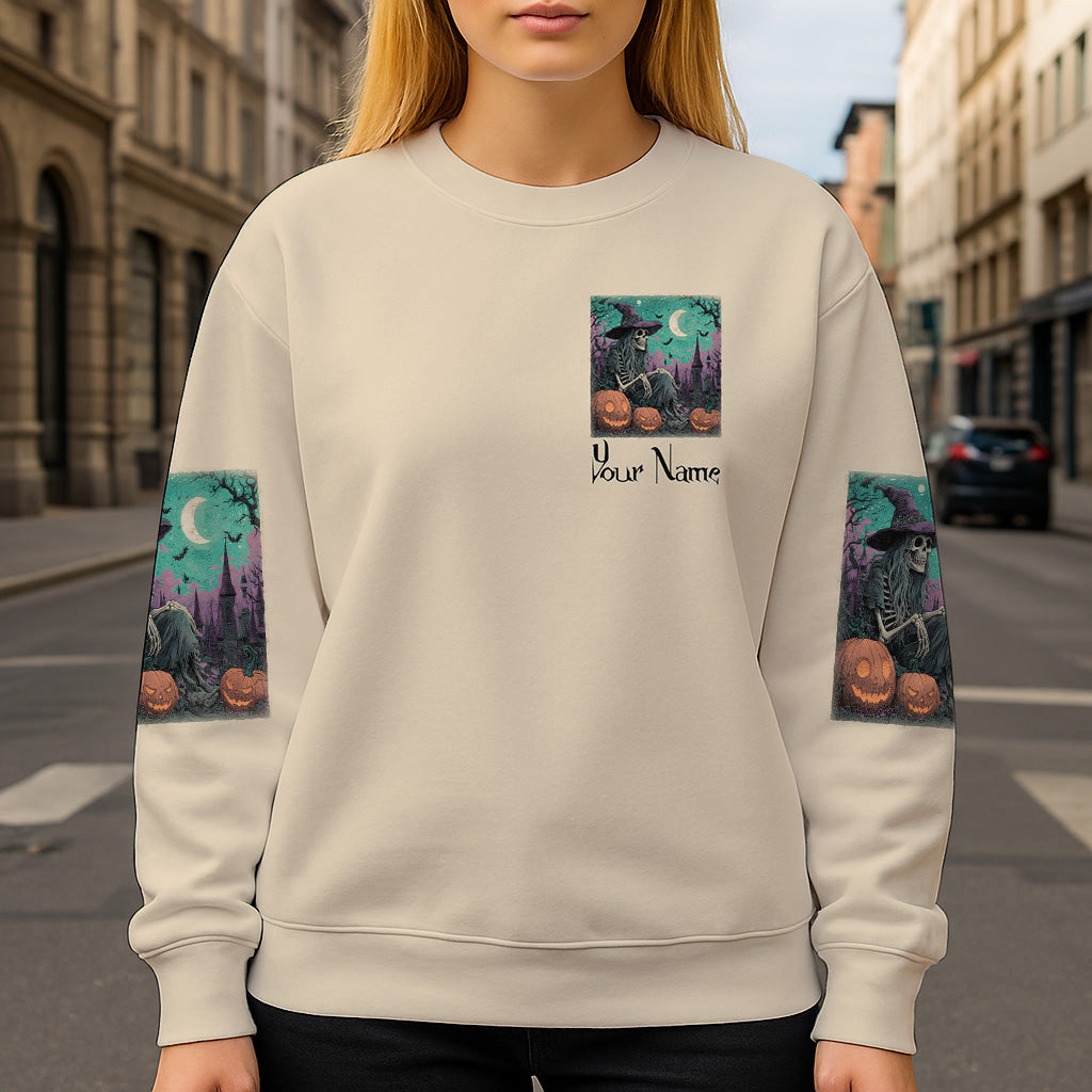 Town Of Halloween - Personalized Witch All Over Shirt