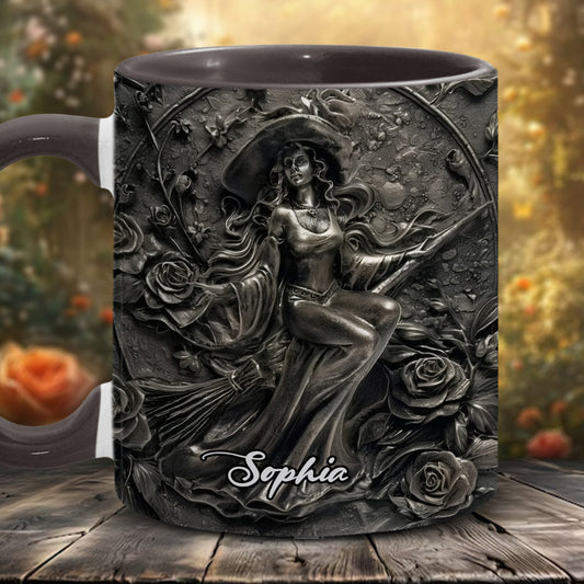 Beautiful Witch - Personalized Witch Accent Mug