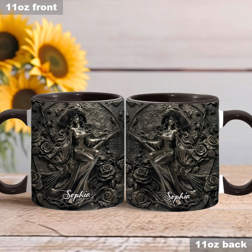 Beautiful Witch - Personalized Witch Accent Mug