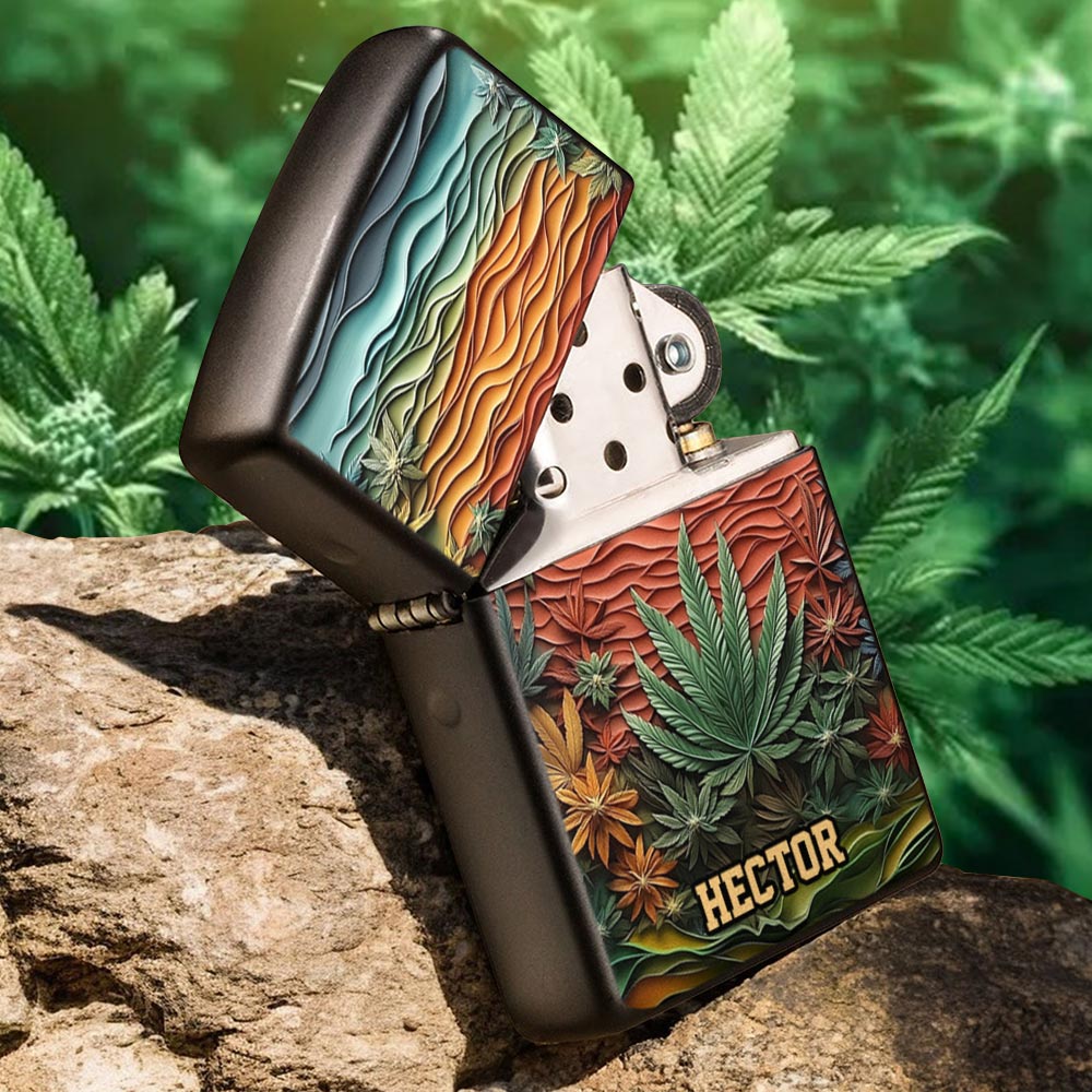 Inhalez la bonne herbe - Briquet à herbe personnalisé