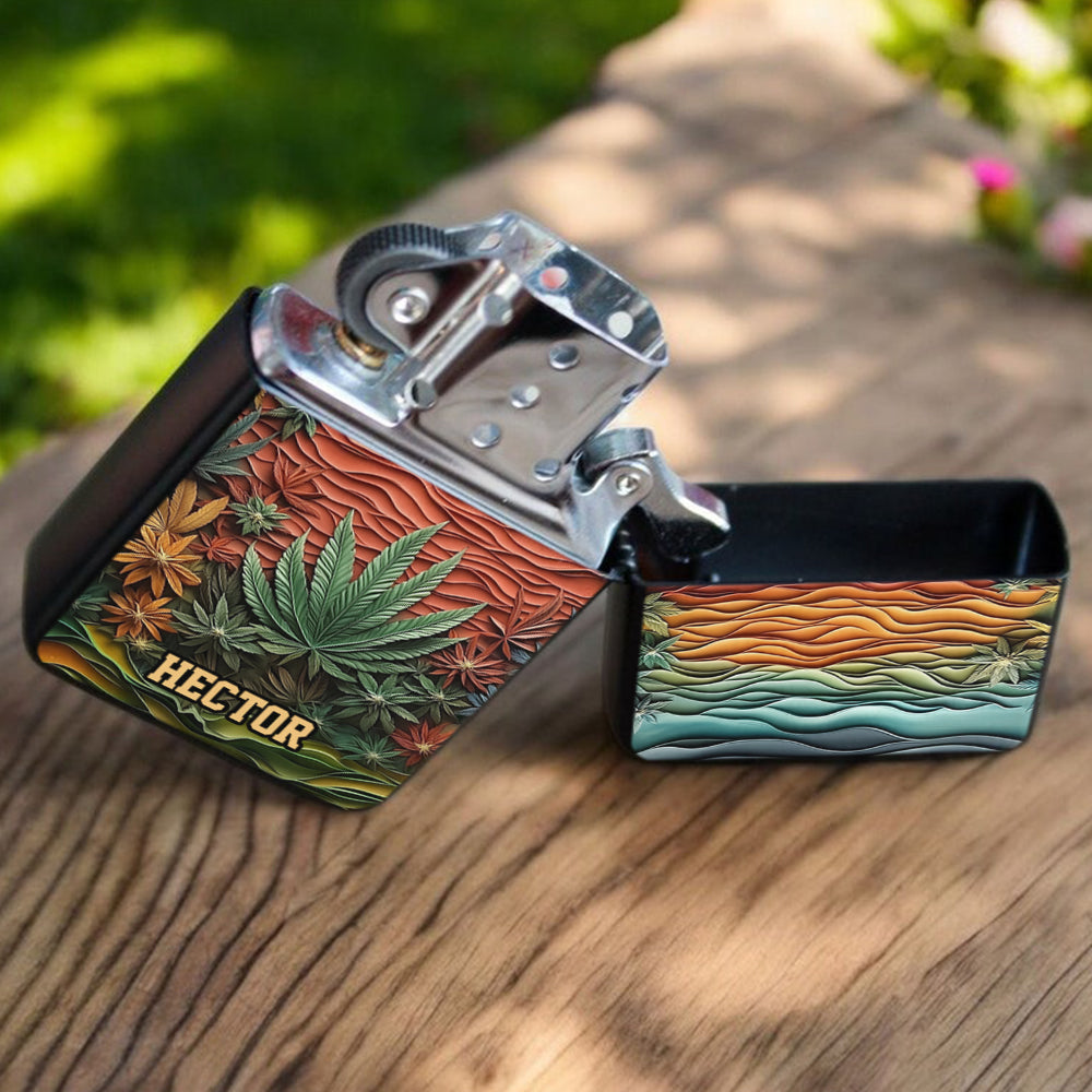 Inhalez la bonne herbe - Briquet à herbe personnalisé