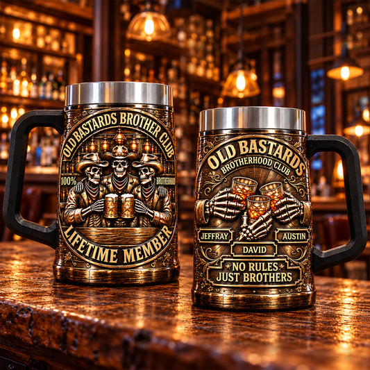 Fraternité - Chope à bière personnalisée