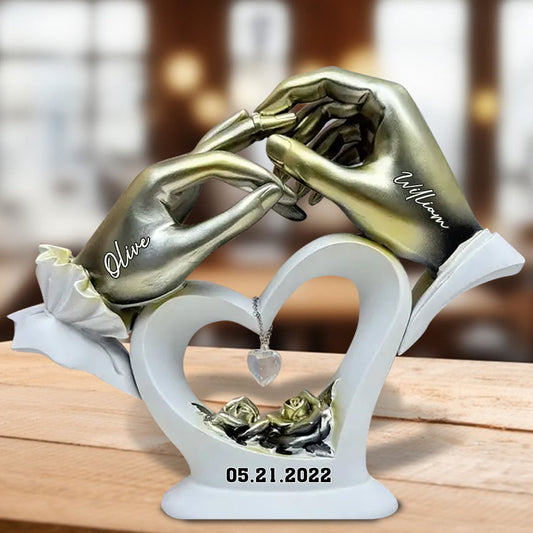 Anniversary Gifts For Couple - Personalized Couple Custom Shaped Acrylic Plaque