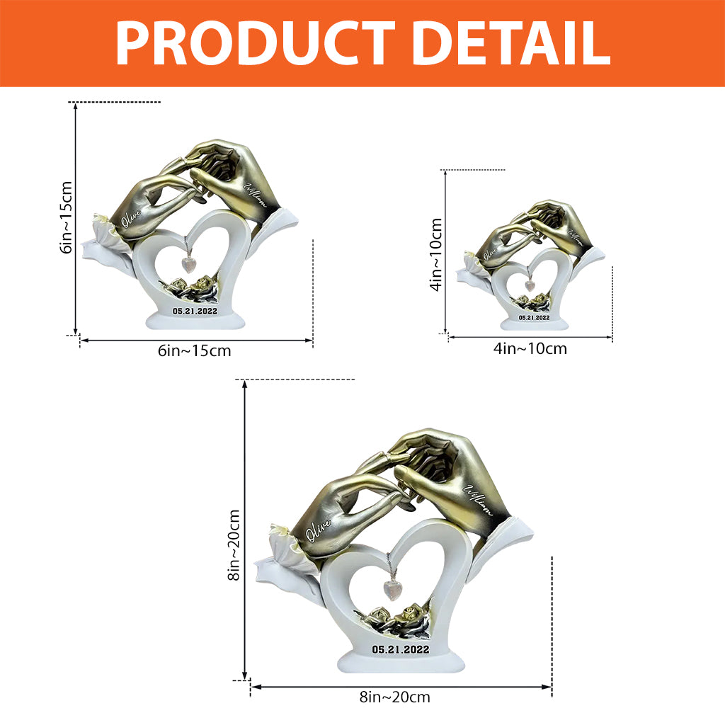 Anniversary Gifts For Couple - Personalized Couple Custom Shaped Acrylic Plaque