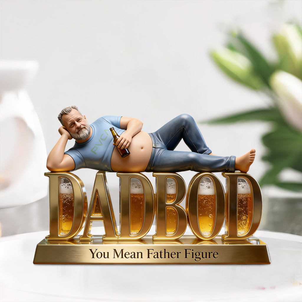 Dadbod Figur - Personalisierte Vater Acrylplakette