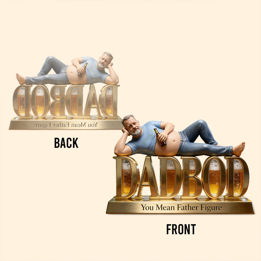 Dadbod Figur - Personalisierte Vater Acrylplakette